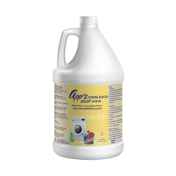 น้ำยาซักผ้า App's Oxiblech 3600ml 1 แกลลอน
