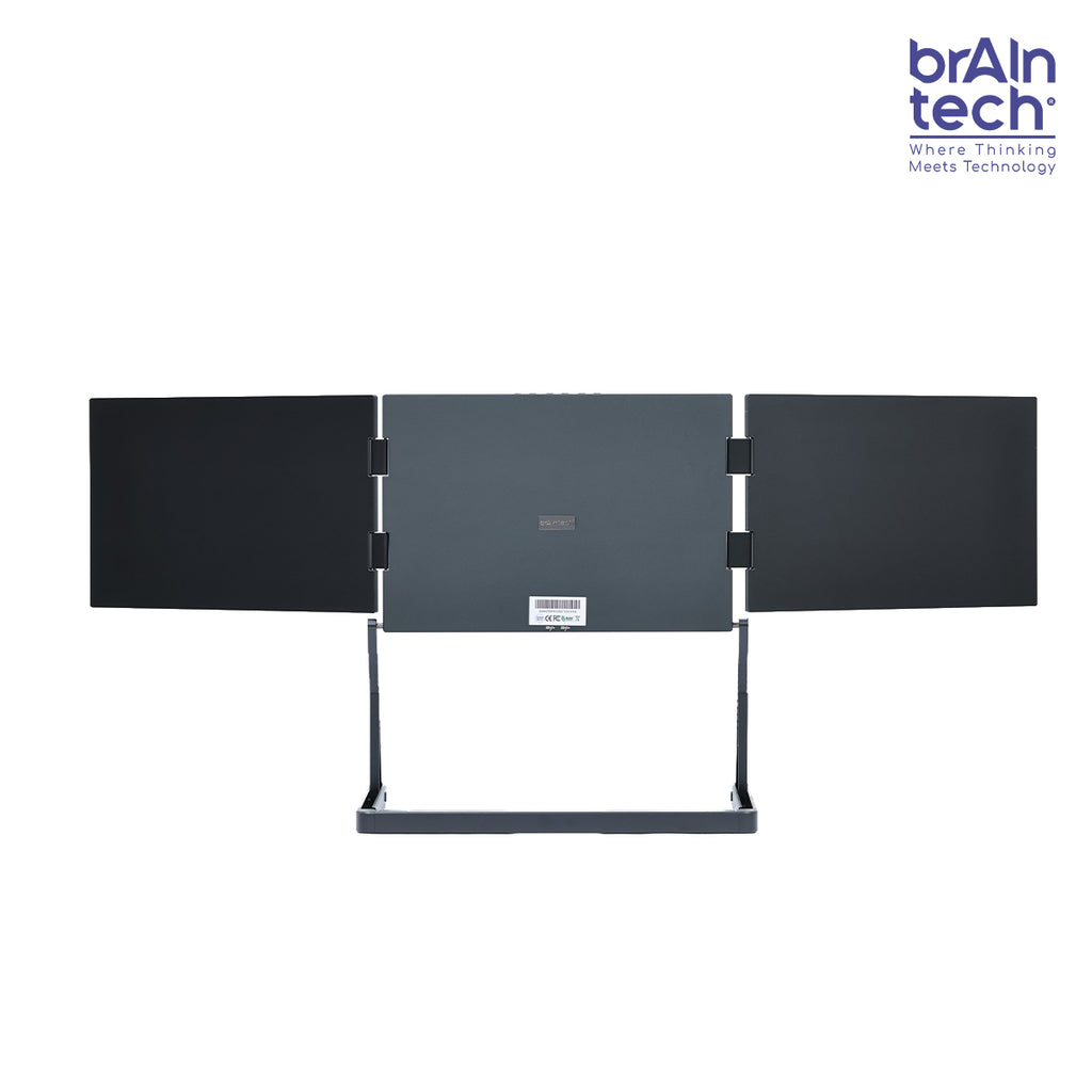 BrAIn tech Tri-Flold S588 -3 จอ พับได้ จอเสริมขนาด 16 นิ้ว